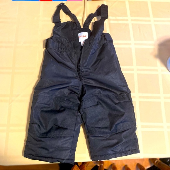 Cat & Jack Baby Snow Pants Size 12 Months - (Black) - Worn Once! - Picture 1 of 2
